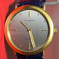 Bucherer 復古寶齊萊瑞士鍍金 石英錶