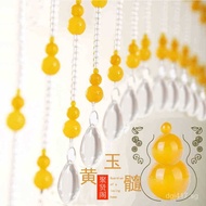 Bead Curtain Crystal Natural Balcony5ZW Entrance Bedroom Yellow Chalcedony Door Curtain Kitchen Main