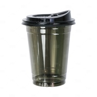 Black PET Glass 16oz. With A 98mm Drinking Lid. (50 Sets/Pack) Jade Online