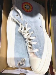 🐰 Converse x Bugs Bunny Chuck Hi Sneaker 70th 美式經典卡通 兔八哥絨毛高筒鞋 兔腳鞋 US7.5/8.5/ 9