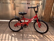 二手單車 18寸 紅色Poly 小童單車