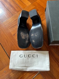 Gucci Leather Loafer Heels