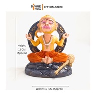 Bal Hanuman Ji Statue By Resin for Pooja Gift Showpiece Vastu Home Decor Car | Meditation Hanuman Id