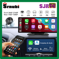 SJRTG Srnubi 10.26 "Dash Hd Achteruitrijcamera Android Car Car 4K ระบบนำทาง Dvr Gps บันทึกแผงหน้าปัดทั้งหมดในที่เดียวเลนส์คู่ Park GRHD