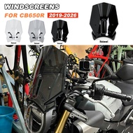 Motorcycle Front Windshield For HONDA CB650R 2025 CB 650 R 2019-2025 26 New Wind Deflectors Accessor