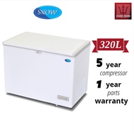 READY STOCK ( Free Delivery MUAR, MELAKA, TANGKAK) SNOW  LY350LD 320L FREEZER