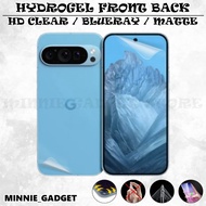 Google Pixel 9a / Pixel 9 Pro XL / Pixel 9 Pro / Pixel 9 Hydrogel Front + Back Screen Protector