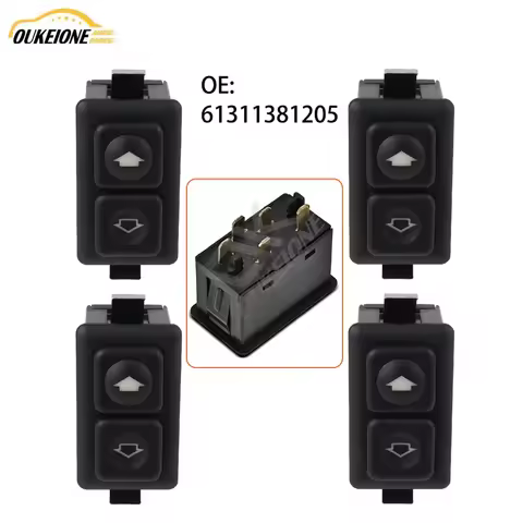 4Pcs for BMW E23 E24 E28 E30 L6 M5 316 316i 318i 318is 320i 323i Illuminated Power Window Switch But