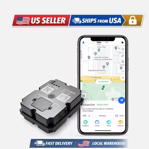 4G LTE GPS Tracker for Vehicle, US Seller, Magnetic Hidden Car Locator, Real-Time Tracking, 60 Days,