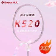 新品现货熏风羽毛球拍K520PRO+银刃全碳素4U学生训练比赛K520PRO羽毛球拍Windblown badminton racket K520PRO+silver20250419