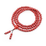 【正佳珠寶】帝王硃砂 6mm 108顆避邪轉運珠 硃砂念珠佛珠