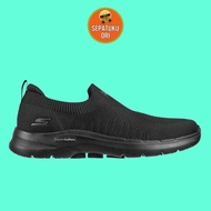 SEPATU SKECHERS SIZE (41/26CM) GO WALK 6 JADED BLACK 216205/BBK