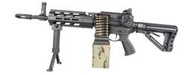 JHS（（金和勝 槍店））免運費 G&amp;G 含彈鏈彈鼓 CM16 LMG 電動機槍 E7064