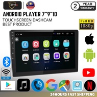 [ 4GB RAM+32GB ROM ] ETTRO Android Player 7"9"10 inch Quad Core Car Multimedia MP5 Player Free Reverse Camera
