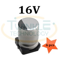 Capacitor 16V SMD Cap Aluminium Electrolytic Capacitor 16V 10uf,22uf,47uf100uf, 220uf,470uf,1000uf