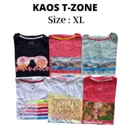 Kaos T-Zone Pendek Cewek Original Branded Matahari 👚