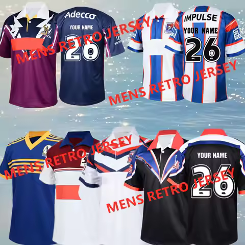 KNIGHTS Knights Retro RUGBY JERSEY Size:S-5XL