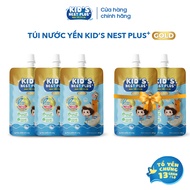 Túi Nước Yến Cho Bé Kids Nest Plus+ Growth GOLD 18% (80g ) vị Yến Tự Nhiên
