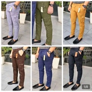 ￼Cargo Pants Men Seluar Cargo Lelaki Seluar Kargo Seluar kerja Seluar Lelaki 6 pocket Seluar Track L