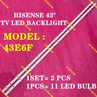 43E6F HISENSE 43" TV LED BACKLIGHT(LAMP TV) HISENSE 43 INCH LED TV BACKLIGHT 43E6F