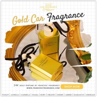 24K GOLD CAR PERFUME TAHAN 45 HARI‼️Gold car fragrance by francesc perfume