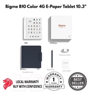 Bigme B10 Color 4G E-Paper Tablet 10.3" Ebook Reader Stylus, 8+256GB, 6900 mah LTE Data, Keyboard op