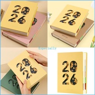 ESP 2026 Academic Planner Daily Journal with 400 Pages Softcover Leather Day Planner