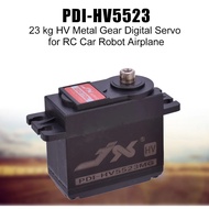 JX PDI-HV5523 HV Servo Digital Teras Logam 23kg Voltan Tinggi dengan Tork Tinggi untuk Pesawat RC, D
