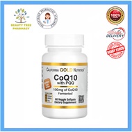 California Gold Nutrition CoQ10 with PQQ 100mg 60 Veggie Softgel