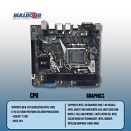Free SHIPPING - motherboard Bulldozer H81 M2 - Nvme H81 motherboard Bulldozer-h81m