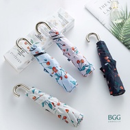 BGG 1 UV Cut Cherry Folding Umbrella Sun Protection Rain 1 (FM1157)