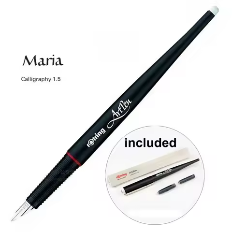 German Rotring Original Fountain Pen Art EF/F/M/1.5/1.9/2.3mm Practice Writing Pen Accessories Handw