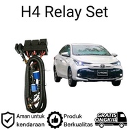 AM Relay Set H4 LED Headlight Toyota vios gen3 Car
