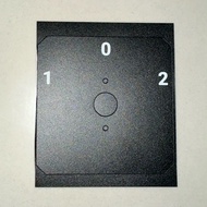 Wega WY29067 1-0-2 Power Switch Label Sticker