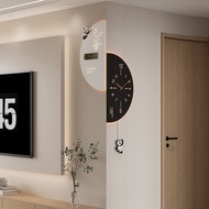 2025 Double-Sided Corner Wall Clock Home Living Room Modern Minimalist Corner Creative Clock Penis C