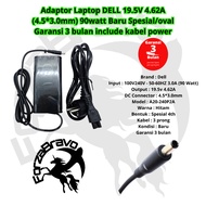 Dell 19.5V 4.62A Laptop Charger 4.5*3.0mm Special 4th Oval Fit 06C3W2 Inspiron 13 17 LA90PM130 Black