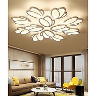 Đèn trần led RIVER 3 chế độ ánh sáng trang trí phòng khách, phòng ngủ - có điều khiển từ xa tiện dụn