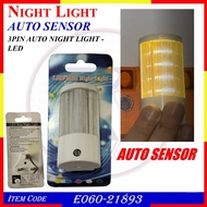 LED (AUTO SENSOR) 3 PIN AUTO NIGHT LIGHT / SLEEP LIGHT - E060-21893
