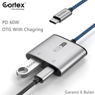 OTG Cortex MH366 Type C to Audio dan Charging 60W USB 3.0 - Garansi 6 Bulan