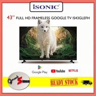 Isonic 43” FHD Frameless Google TV IS43GLEFH
