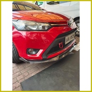∆ ◇ ✈ Vios Gen 3 CARBON DESIGN  Front Bumper Chin Double Blade