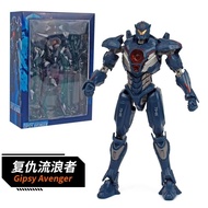 Bandai | New 20cm Pacific Rim Gipsy Danger Obsidian Fury Articulated Action Figure Desktop Ornament 