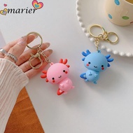 MARIER Charm Key Chain, Lovely Axolotl Animal Ornaments PVC Pendant,  Pink Blue Fish for Pet Lovers 