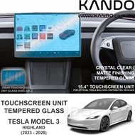 TESLA Model 3 Highland Tempered Glass Protector Tesla Model 3 Tempered Glass Protector Tesla Model 3