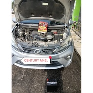 CAR BATTERY KERETA BATERI M42L/R  AMARON CENTURY YOKOHAMA VARTA CAMEL HITEC ENERGIZER