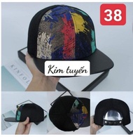 Mũ Lưỡi Trai Nón Snapback Ánh Kim 7 Màu Cao Cấp Mới
