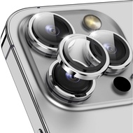 Bộ kính cường lực camera viền kim loại bảo vệ camera cho iPhone 16 15 14 13 12 11 Pro Max 14 15 16 P