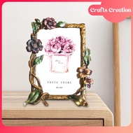 Crafts Creation 4x6 Photo Frame 4x6 Picture Frame Small Antique Style Ornate Floral Picture Frame Fl