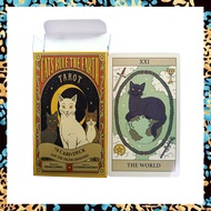 Cats Rule the Earth Tarot ไพ่ทาโรต์ แมวปกครองโลกไพ่ทาโร่ | ขนาดพกพา10.3X6ซม | เกมทำนายโชคชะตา | ไพ่ทำนาย | ไพ่ยิปซี ไพ่ออราเคิล ไพ่ทาโรต์ ไพ่ยิบซี Tarot Card