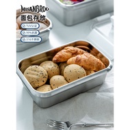 Bread Storage Box Finland MISANBROO Refrigerator Storage Toast Sealed Box 316 Antibacterial Stainles